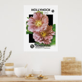 Hollyhock Seed Packet Poster (Keuken)