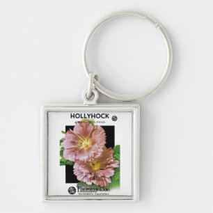 Hollyhock Seed Packet Sleutelhanger