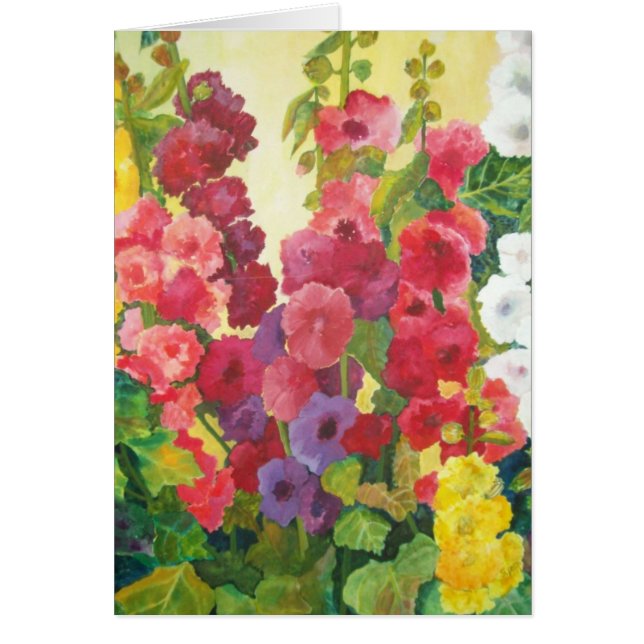 Hollyhocks (Voorkant)