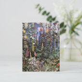 Hollyhocks Briefkaart (Staand voorkant)