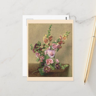 Hollyhocks Briefkaart