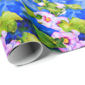 Hollyhocks Cadeaupapier (Rol Hoek)