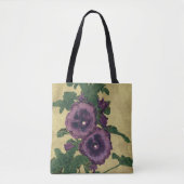 Hollyhocks Canvas tas (Voorkant)