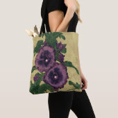 Hollyhocks Canvas tas (Dichtbij)