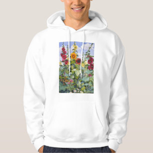 Hollyhocks en Sunflower 2005 Hoodie