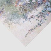 Hollyhocks Kat en Potting Bench Tissue Paper Tissuepapier (Detail)