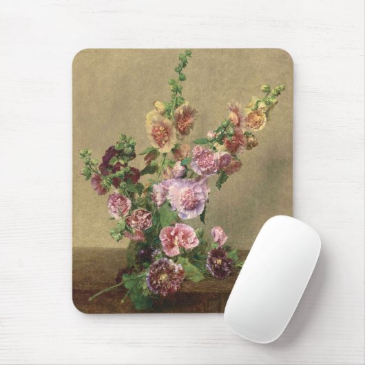 Hollyhocks Muismat (Met muis)