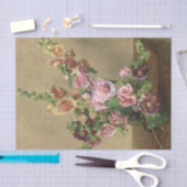 Hollyhocks, Ontkoppeling Tissuepapier (Craft)