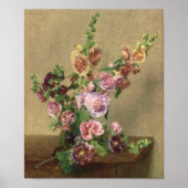 Hollyhocks Poster (Voorkant)