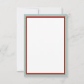 Hollyhocks Red Peach Yellow Cream 1902 Zaadpakket Bedankkaart (Achterkant)