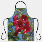 Hollyhocks-schort Schort (Voorkant)