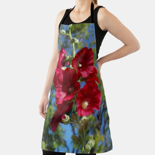 Hollyhocks-schort Schort (Insitu)