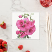 Hollyhocks Servet (Insitu)
