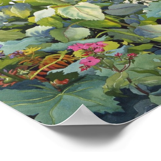 Hollyhocks & Sunflowers 2005 Poster (Hoek)