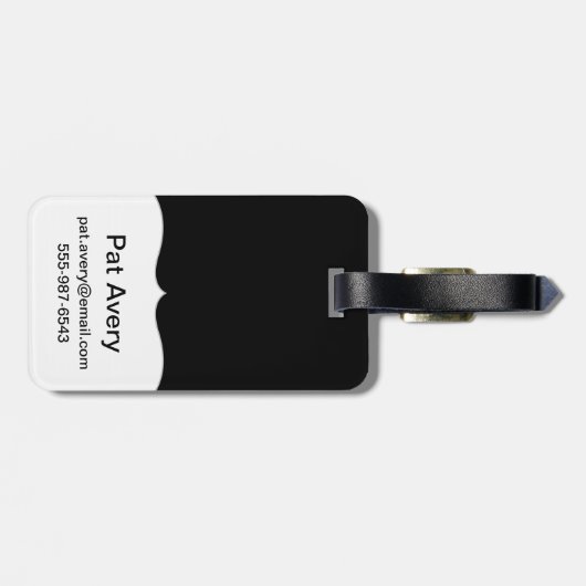 Hollyhocks van het Zee Bagagelabel (Achterkant horizontaal)