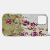 Hollyhocks van het Zee Case-Mate iPhone Case (Achterkant (horizontaal))