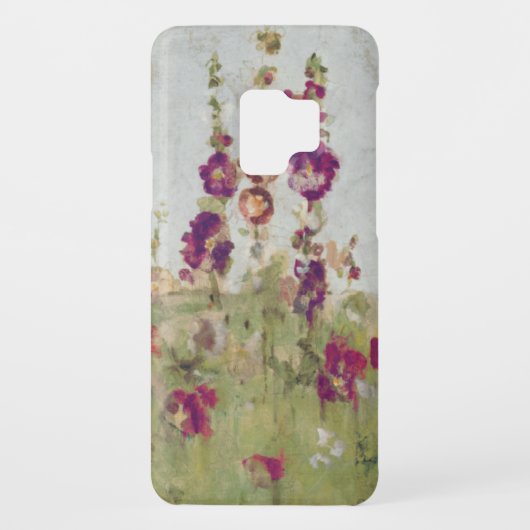 Hollyhocks van het Zee Case-Mate Samsung Galaxy Hoesje (Achterkant)