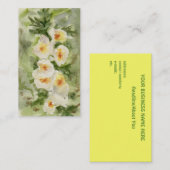'Hollyhocks'-Visitekaartje Visitekaartje (Voorkant / Achterkant)