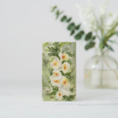 'Hollyhocks'-Visitekaartje Visitekaartje (Staand voorkant)