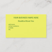 'Hollyhocks'-Visitekaartje Visitekaartje (Achterkant)