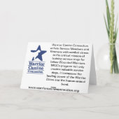 Holly's Half Dozen fotokaart Kaart (Achterkant)