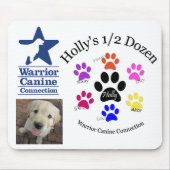 Holly's Half Dozen mousepad Muismat (Voorkant)