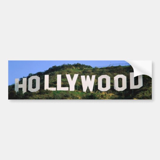 hollywood 1600x1200 bumpersticker (Voorkant)