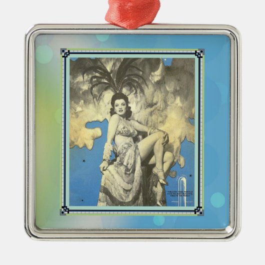 Hollywood 1 metalen ornament (Voorkant)