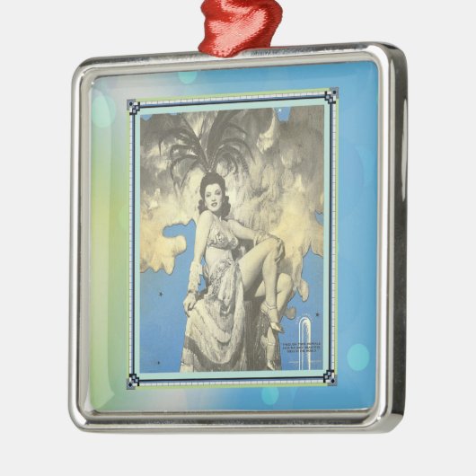 Hollywood 1 metalen ornament (Links)