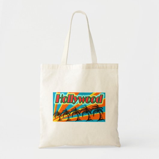 Hollywood 5 Palm Trees Bag Tote Bag (Voorkant)