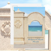 Hollywood Beach Broadwalk Florida fotografisch Briefkaart
