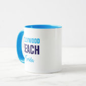 Hollywood Beach Florida Coffee Mug Mok (Voorkant links)