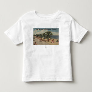 Hollywood Beach, Florida - Uitzicht van Beach Kinder Shirts