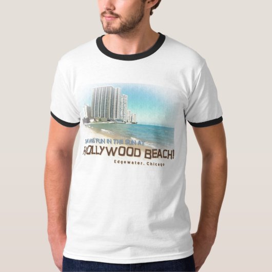 Hollywood Beach T-shirt (Voorkant)