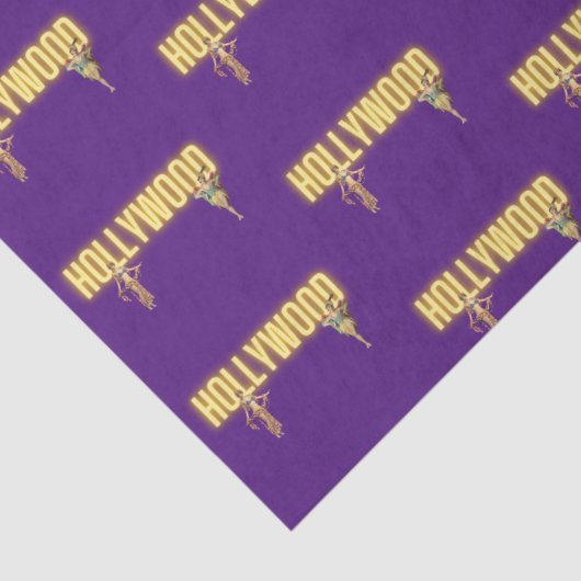 Hollywood  Beauties & Neon Tissuepapier (Detail)