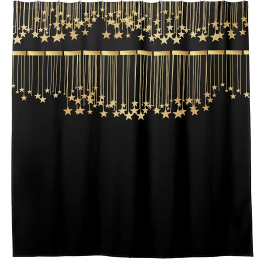Hollywood Bling Star Douchegordijn (Voorkant)