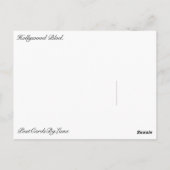 Hollywood Blvd Briefkaart (Achterkant)
