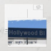 Hollywood Blvd Briefkaart (Voorkant / Achterkant)