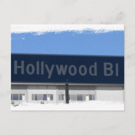 Hollywood Blvd Briefkaart (Voorkant)