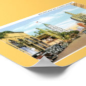 Hollywood Blvd.  Briefkaart Poster (Hoek)