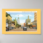 Hollywood Blvd.  Briefkaart Poster (Voorkant)