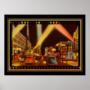 Hollywood Blvd uit 1940 Poster