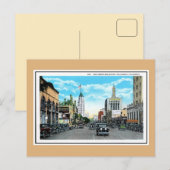  Hollywood Blvd uit de jaren 20 van de vorige eeuw Briefkaart (Voorkant / Achterkant)