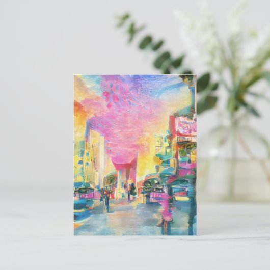 Hollywood Boulevard Briefkaart (Staand voorkant)