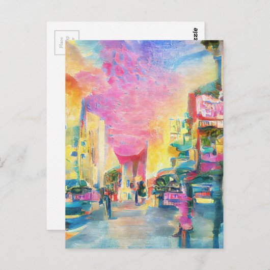 Hollywood Boulevard Briefkaart (Voorkant / Achterkant)