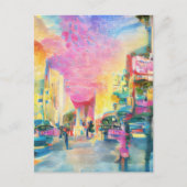 Hollywood Boulevard Briefkaart (Voorkant)