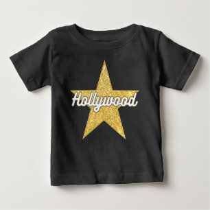 Hollywood Boulevard Script en Star Baby T-Shirt