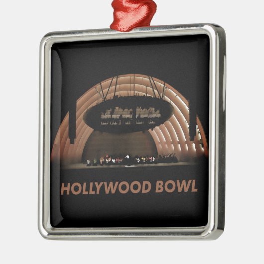 Hollywood Bowl Metalen Ornament (Links)
