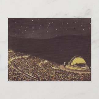 Hollywood Bowl Wedding Escort Kaart Briefkaart