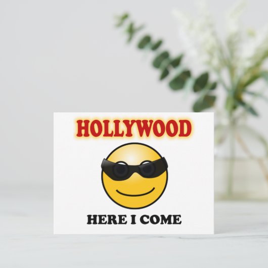 HOLLYWOOD BRIEFKAART (Staand voorkant)